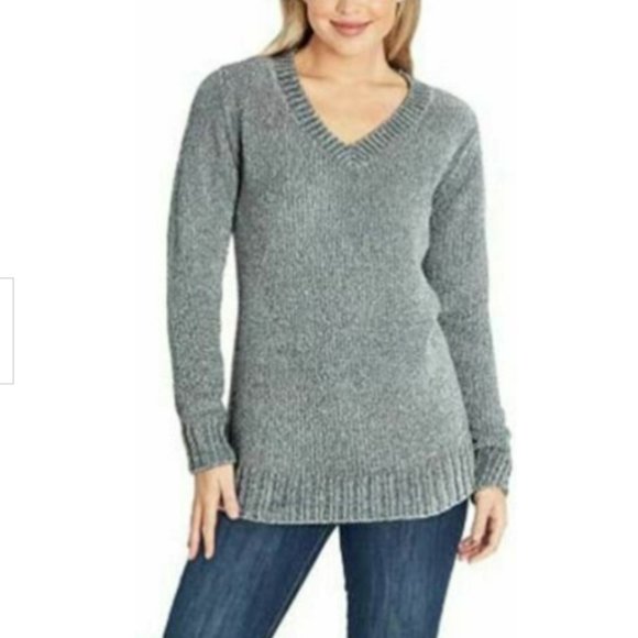 Orvis Ladies' Chenille Pullover V-Neck Sweater XS - Picture 1 of 6